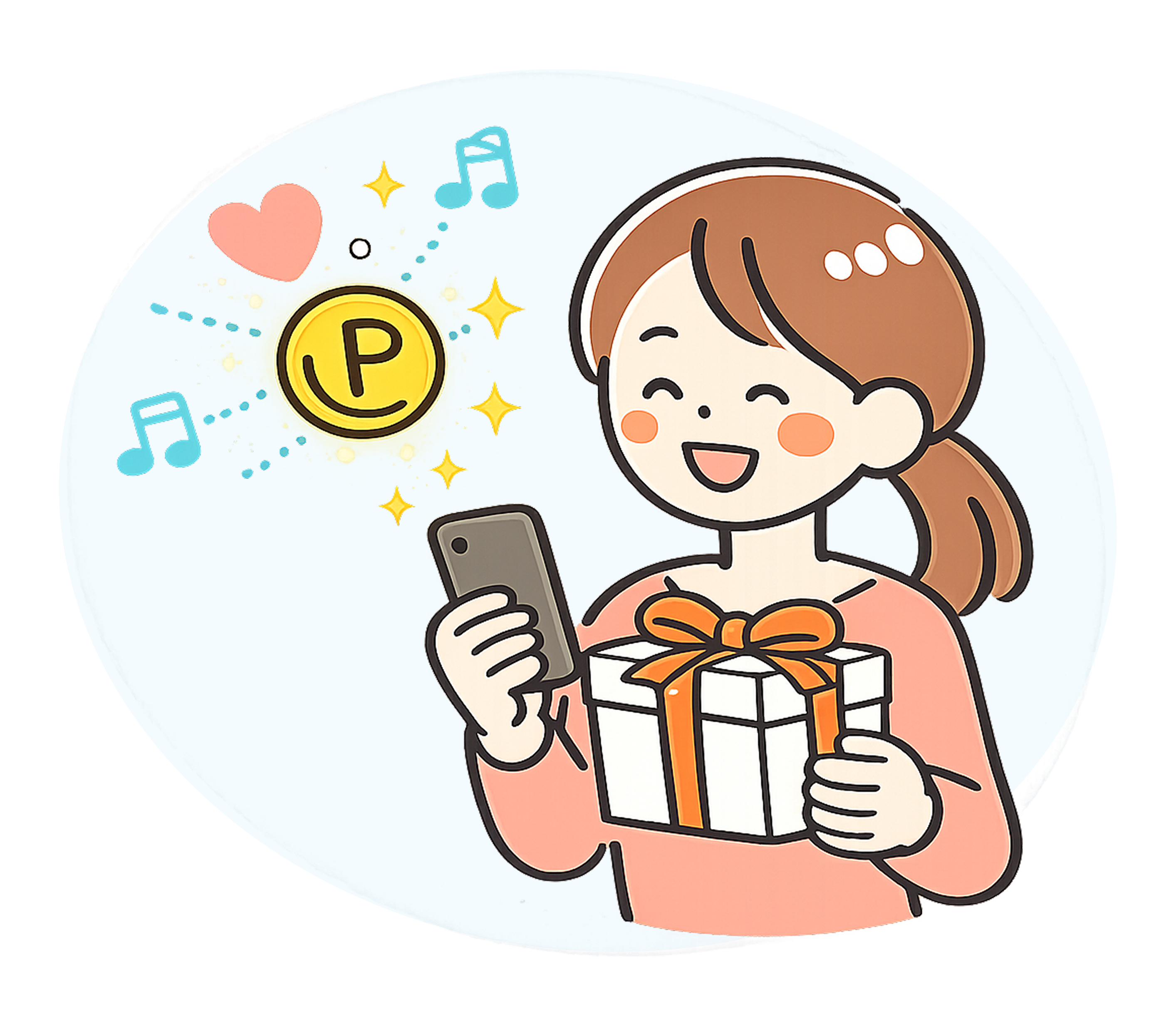 参加型の福利厚生制度のイラスト